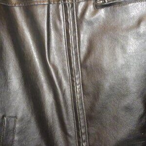 Whispering Smith Poly leather Jacket/Coat Medium 10/12